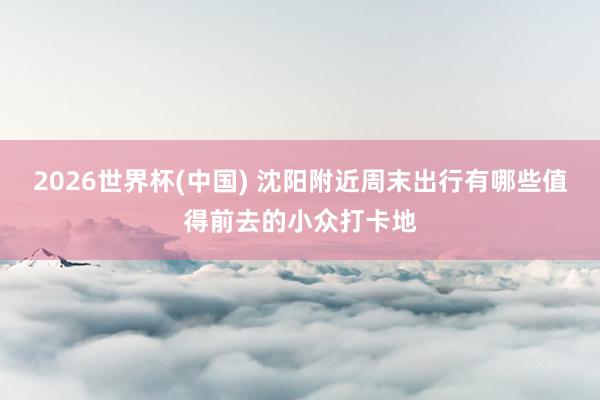 2026世界杯(中国) 沈阳附近周末出行有哪些值得前去的小众打卡地