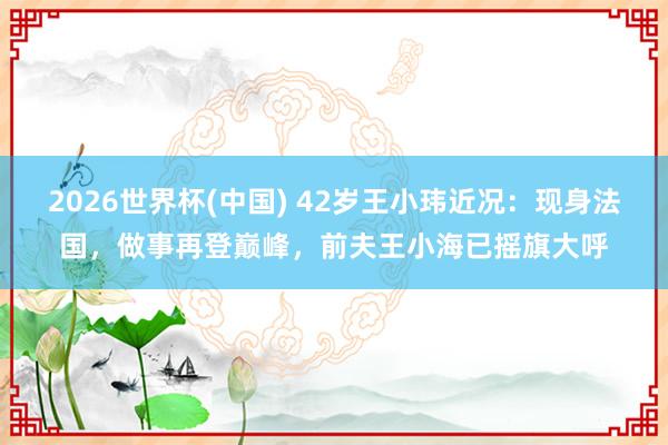 2026世界杯(中国) 42岁王小玮近况：现身法国，做事再登巅峰，前夫王小海已摇旗大呼