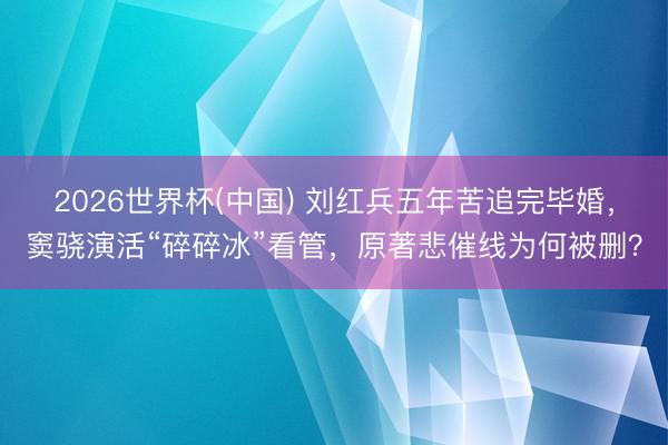 2026世界杯(中国) 刘红兵五年苦追完毕婚，窦骁演活“碎碎冰”看管，原著悲催线为何被删？